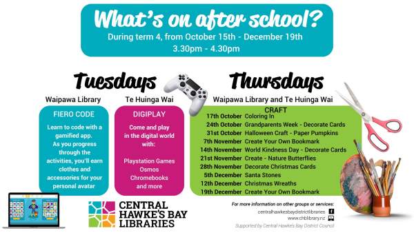 Whats on after School Term 4 3